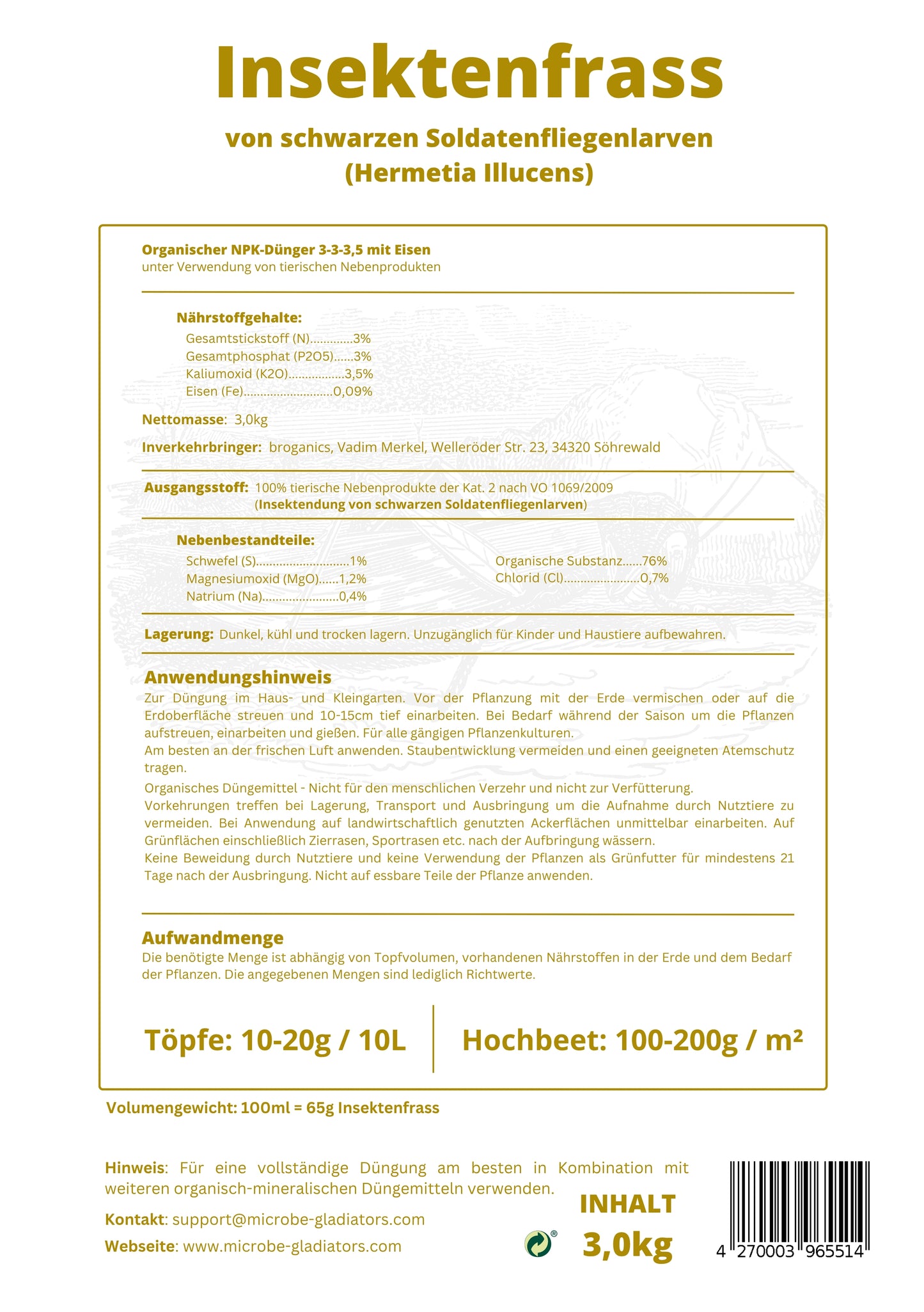 Insektenfrass 3-3-3,5