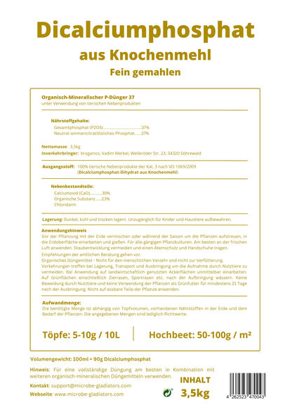 Dicalciumphosphat aus Knochenmehl 0-37-0